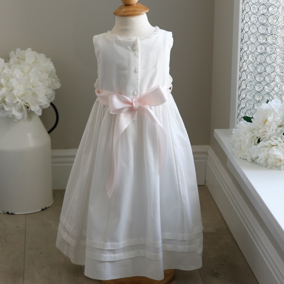 Strasburg Dress NWOT Ivory Girls size 3 Summer, Wedding, Beach Portrait - Picture 2 of 5
